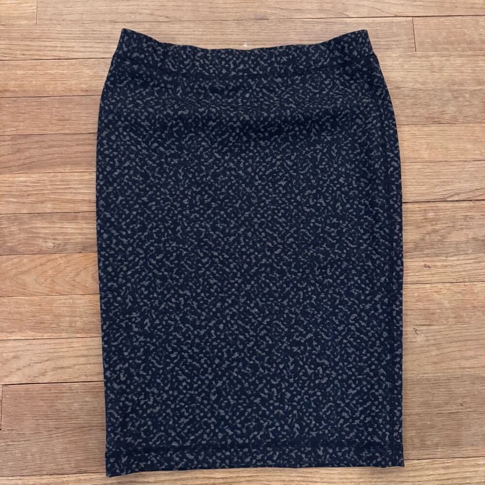 Trina Turk Women's Charcoal Micro-Print Knee Length Pencil Skirt - Small b67